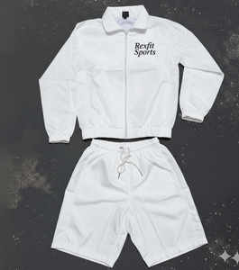 ชุดเซ็ตเสื้อแจ็คเก็ตและกางเกงวอร์ม Rexfit Sports คุณภาพพรีเมียม ผ้าไนลอนกันลม ขายส่ง - Product Image 3