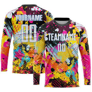 Camiseta de Entrenamiento de Fútbol Personalizada, Camiseta Deportiva de Equipo con Sublimación, Ropa de Fútbol de Algodón Grueso - Product Image 5