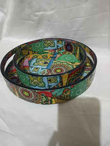 Plateau de service en bois rectangulaire décoratif écologique de haute qualité pour les fêtes et événements à usage domestique Organiser des articles et des boissons de service - Product Image 5