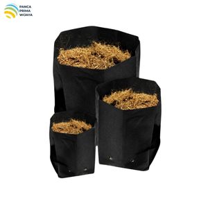Sac de culture en polyéthylène noir de haute qualité 35x35cm, sac de plantation robuste pour pépinière, paquet de 1kg, 40 pièces pour l'agriculture, fournisseur OEM - Product Image 4