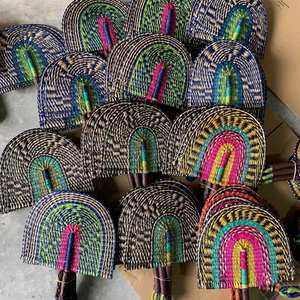 Éventail en herbe de mer, artisanat durable - Product Image 4