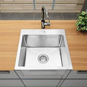 Fregadero de Cocina Moderno Hecho a Mano de Acero Inoxidable 304 de Lujo EM 4543, Sin Grifo, Directamente de Fábrica en Vietnam, Muy Buen Precio - Product Image 1