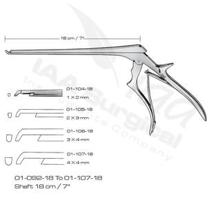 Pinzas Ferris Smith Kerrison de 18 cm de Alta Calidad con Certificación CE, Acero Inoxidable, Instrumento Médico de Neurocirugía para Uso Hospitalario - Product Image 5
