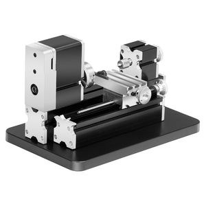 Mini Torno Metálico de 2.76 x 5.12 Pulgadas, 36W de Potencia, 20,000 RPM de Velocidad, Mandril de 3 Mordazas, Aleación de Aluminio - Product Image 1