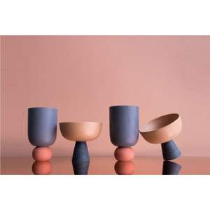 Jarrón de Metal Naranja de Lujo Hecho a Mano, Centro de Mesa Geométrico Estético, Jarrón de Aluminio Duradero para Decoración de Mesa de Boda en Hoteles - Product Image 2