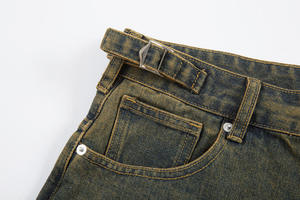 Jeans Cortos de Hombre, Diseño Personalizado de Fábrica, 100% Algodón, Estilo Urbano - Product Image 4