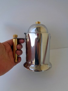 Jarra de Plata Minimalista, Ideal para Café, Leche, Cafeterías, Cocinas Domésticas y Servir en Fiestas, Vajilla Elegante y Moderna de la India - Product Image 3