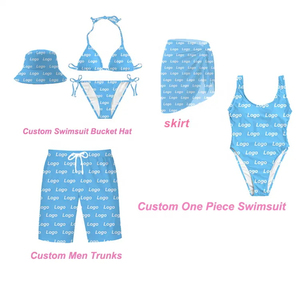 Women's Turquoise Bikini Set Solid Color Halter <b>Top</b> Tie Side Bottoms Stretch Swimwear Regular Fit Knitted Spandex Polyester - Product Image 2