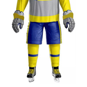 Breathable Factory Rate Custom Made High Quality Reasonable Price Men's Adult Ice Hockey Uniform Sets - Product Image 3
