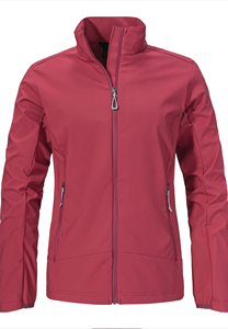 Chaqueta de exterior de alta calidad para mujer, color rosa oscuro, con cremallera completa, cuello alto, forro polar térmico, cortavientos, venta al por mayor. - Product Image 6