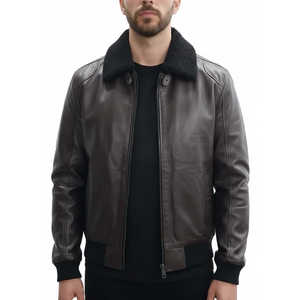 Veste de moto d'hiver pour homme Leathertex avec fonction coupe-vent et tissu PU - Product Image 4
