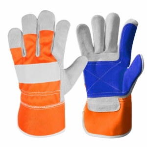 Guantes de Seguridad de Cuero Vacuno de Primera Calidad, Certificados CE, 11 oz, Antivibración, Resistentes al Calor, Antideslizantes, de Alta Seguridad - Product Image 5