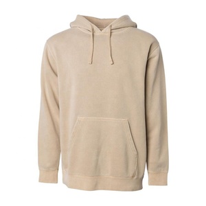 Nouveau survêtement unisexe en polaire unie polyester/coton, coupe oversize, avec capuche, effet délavé, vente en gros - Product Image 6
