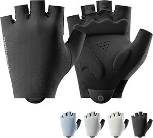 Gants de cyclisme unisexes à demi-doigts, respirants, antidérapants, absorbant les chocs, paume rembourrée, été, route, VTT - Product Image 1
