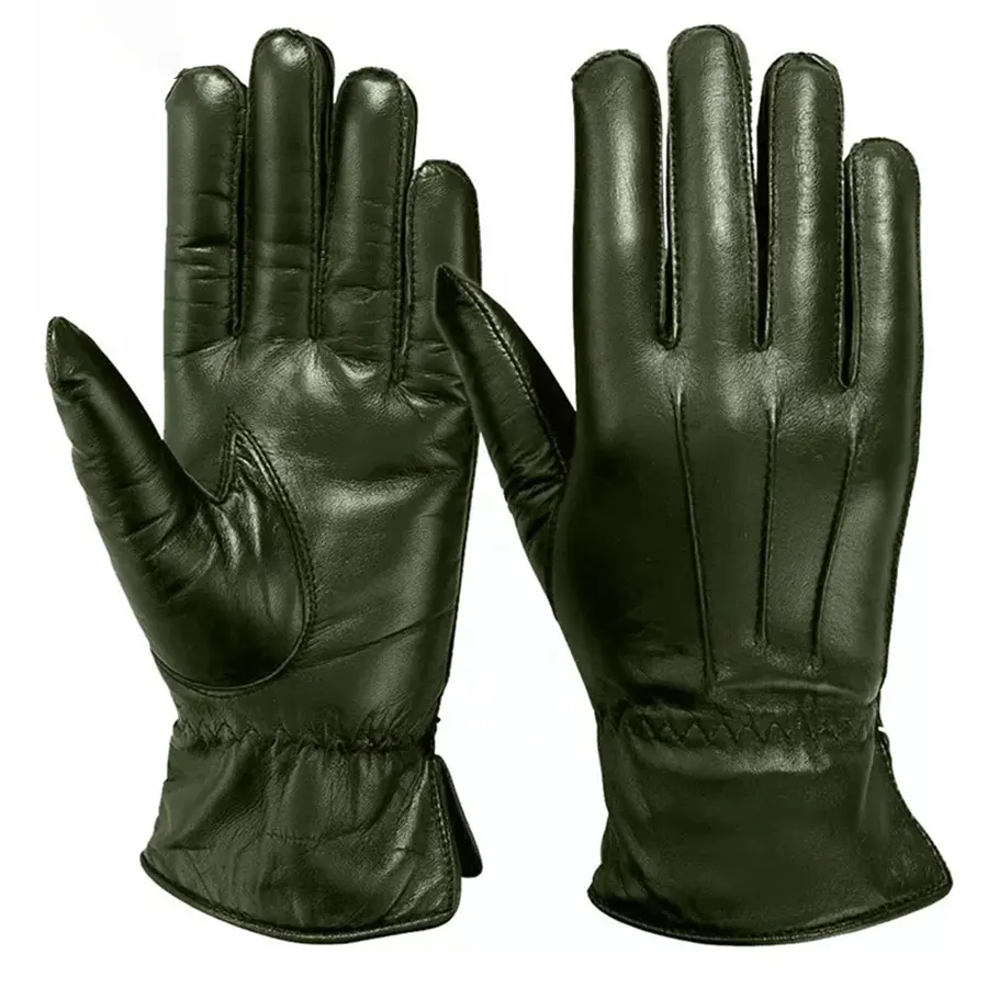 Top Qualität und guter Preis männlich neuen Stil Männer Schaffell Leder handschuhe Hand Makin Leder Mode handschuhe