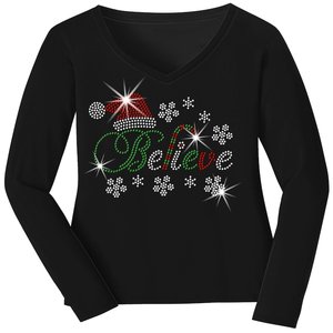 Unisex Merry <b>Christmas</b> Raglan Sleeve Long Sleeve Color Block Front Logo Eco-Friendly Breathable <b>T</b>-<b>Shirt</b> - Product Image 4
