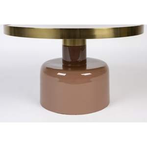 Style Revolution Modern Round Coffee <b>Table</b> With Tempered Glass <b>Top</b> And <b>Resin</b> Base 57 Cm Diameter Living Room Furniture - Product Image 6