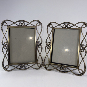Solid Iron Metal Photo <b>Frame</b> Silver Finish Perfect For Home <b>Gallery</b> Walls And Office Living Rooms Decor Picture <b>Frames</b> - Product Image 4