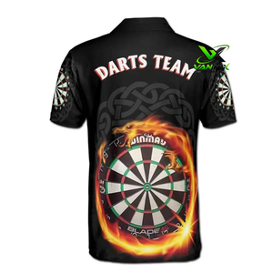 Camiseta de Manga Corta para Hombre VANEX, Personalizada con Estampado de Calaveras y Flechas, Transpirable, 100% Poliéster, Secado Rápido, Informal, con Logotipo Frontal - Product Image 6