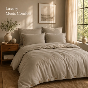 Draps de lit de qualité supérieure, 300 fils, en bambou pur, couleur unie, ultra doux, hypoallergéniques, respirants - Product Image 1