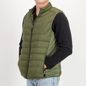 Chaleco Acolchado de Plumón para Hombre, Personalizado, de Invierno, 100% Cálido, con Cuello y Cremallera, para Deportes y Trabajo - Product Image 3