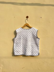Indian Handmade 100% Cotton Eco-Friendly Quilted Anti-Wrinkle Breathable Quick Dry Front Pocket <b>Covered</b> <b>Button</b> Winter Regular - Product Image 2