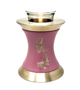 Urna de Cremación de Metal, Latón/Aluminio, Color Verde con Delfín Plateado, para Guardar Cenizas Funerarias, Estilo Moderno - Product Image 6