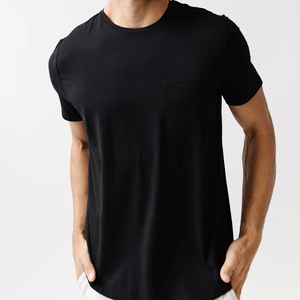 T-shirts pour hommes en coton, T-shirt personnalisé pour hommes, T-shirt surdimensionné à manches courtes, T-shirts d'été pour hommes, Tee-shirt à poche - Product Image 1
