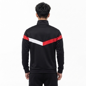 <b>Men</b> Performance <b>Track</b> <b>Jacket</b> Moisture Management Polyester Fabric Breathable Construction Lightweight Design Flexible Movement - Product Image 2
