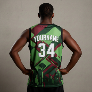 Nueva Camiseta de Baloncesto Personalizada 2026, Unisex, 100% Poliéster, Bloques de Color Sublimados, Transpirable, Tallas Grandes - Product Image 3