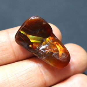Natural Fire Agate Druzy Stone Mexican Fire Agate Druzy Cabochon Agate Druzy Stone Handmade Polished for Jewelry Making - Product Image 2
