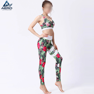 Custom Made New Arrival Wholesale Rate Women Activewear Tropical Floral Print Sports <b>Bra</b> Fitness Yoga Gym Workout Athletic - Product Image 3