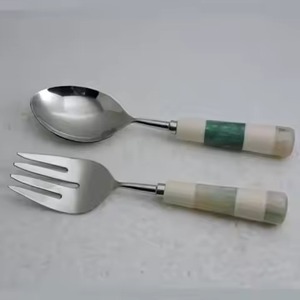 Luxury Dining Collection <b>Salad</b> Set Metal Serving <b>Tools</b> for Hotels and Catering - Product Image 4