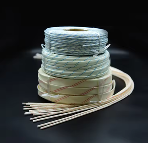 Manchon isolant en fibre de verre enduit pour isolation électrique, idéal pour le bobinage de moteurs électriques. - Product Image 4