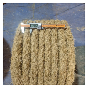 Corde en fibre de coco conçue pour de multiples applications, y compris le ligaturage des plantes, l'aménagement paysager et l'utilisation décorative - Product Image 1