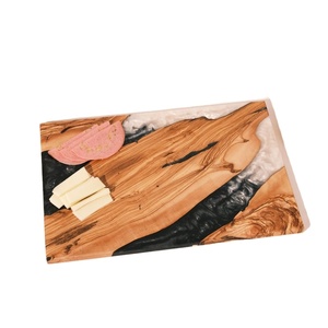 Tabla de Cortar de Resina Epoxi Blanca y Madera de Alta Calidad para Cocina, Tabla para Cortar Queso, Gran Venta - Product Image 3