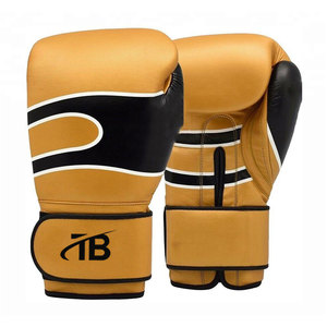 Private Label Leather Boxing <b>Gloves</b> <b>Moisture</b> Wicking Hook Loop Closure Customizable Logo/Color Top-quality Sports <b>Gloves</b> - Product Image 1