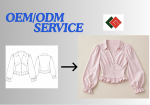 Vietnam clothing manufacturer OEM ODM Ladies woven shirt Woman Clothes Customized Clothing Customized fabric Wholesale clothing - Product Image 2