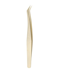 Kit de pinces à épiler professionnelles en acier inoxydable pour extensions de cils, pinces à sourcils pour volume, durables, réutilisables, logo personnalisé, modèle GS-506 - Product Image 6