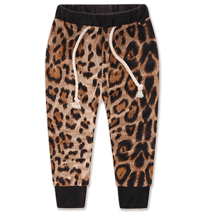 Ensemble sweat à capuche et pantalon imprimé léopard pour bébés filles, tenue tricotée en molleton français pour nourrissons et tout-petits - Product Image 6