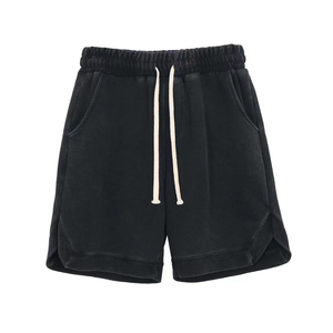 Pantalones Cortos de Algodón Personalizados para Hombre con Bolsillos Delanteros y Traseros, Cintura Elástica con Cordón, Pantalones Cortos Casuales de Verano, Fabricante - Product Image 3