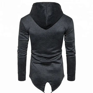 เสื้อฮู้ดผู้ชายสีพื้นผ้าฝ้ายฟลีซ 100% พร้อมกระเป๋าเสื้อ - เสื้อผ้าสำหรับออกกำลังกายและเล่นกีฬาที่เป็นมิตรกับสิ่งแวดล้อม - Product Image 6