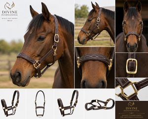 Fournisseur B2B de harnais pour chevaux en cuir pleine fleur fabriqués à la main par Divine International Uttar Pradesh - Product Image 5