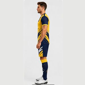 Uniforme de Fútbol Personalizado, Jersey y Pantalones Cortos de Fútbol Diseñados con Tela Elástica Resistente para Máximo Confort en Equipo - Product Image 4