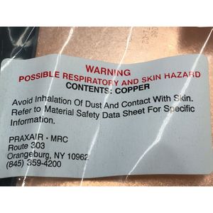 Anode plate Praxair MRC 20-205Z-CU136-0121 CU - Équipement et pièces semi-conductrices de renommée mondiale - Product Image 6