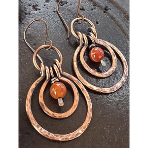 Bijoux de luxe écologiques de qualité supérieure, fabriqués à la main, modèle 6, en cuivre et laiton durables, pour les fêtes, design exclusif - Product Image 4