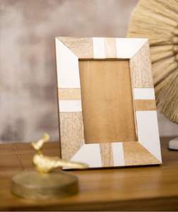 Marco de fotos de buena calidad con incrustaciones de resina y acabado brillante en resina, marco de fotos de MDF a precio directo de fábrica. - Product Image 6