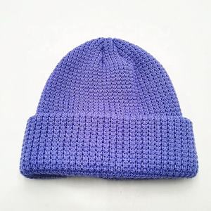 Gorro Clásico de Invierno para Mujer, Gorro de Punto Acrílico Tipo Waffle, Gorro Diario para Hombre y Mujer, Gorro Térmico Suave con Textura - Product Image 4