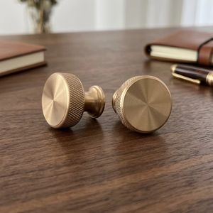 Modern Aluminum Cabinet <b>Knobs</b> – Single-Hole <b>Furniture</b> <b>Handles</b>, Anti-Rust & Easy Installation for Bedroom, Bathroom & Dresser - Product Image 1