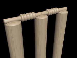 Top Quality <b>Cricket</b> Wickets Strong Wooden Stumps <b>Set</b> With Bails Ideal For Training Ground And Matches - Product Image 3